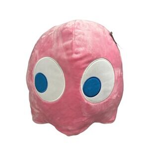 NWT - 14 " Bandai Namco Pink‎ PAC-MAN Ghost Plush